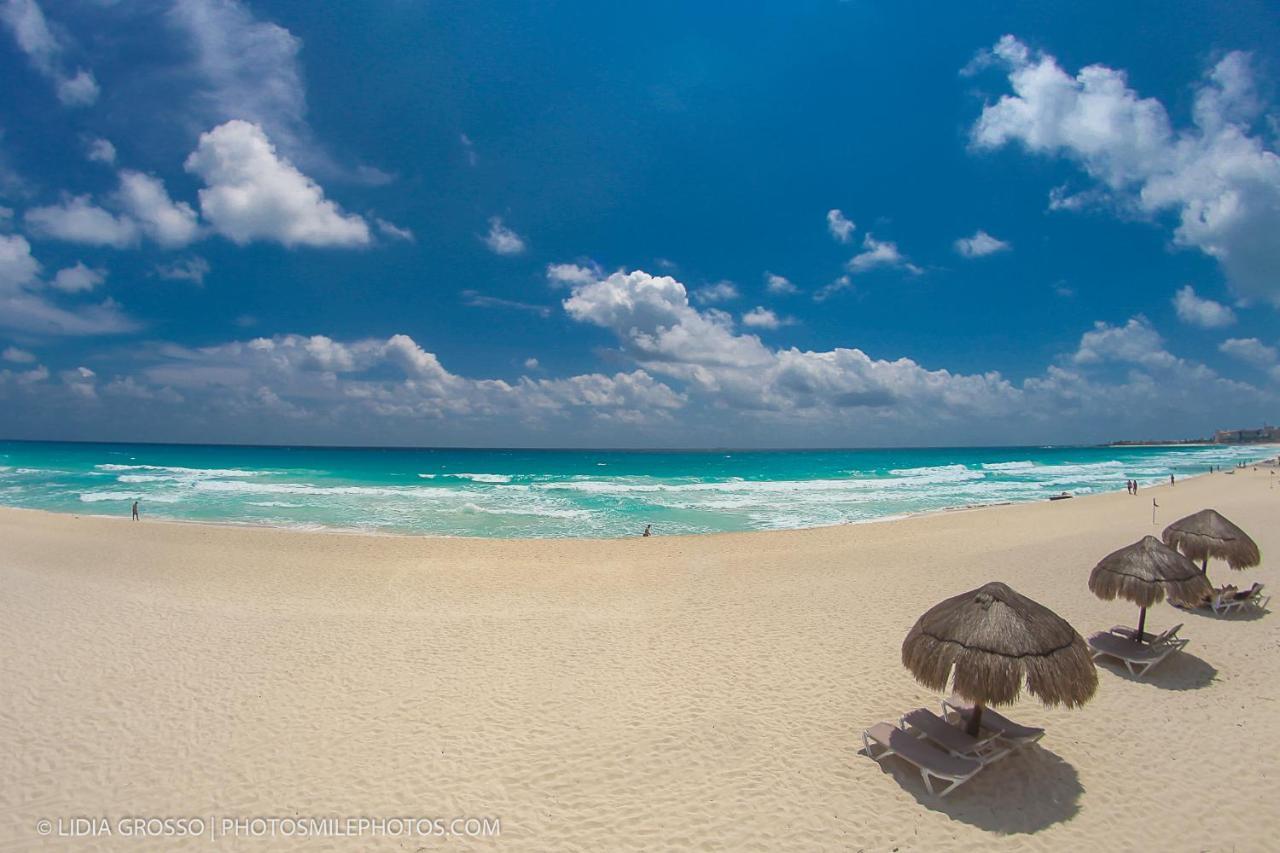Apartment On The Beach With Terrace Ocean View, Brisas Cancun 01 By Beach & Ocean Apartments Extérieur photo