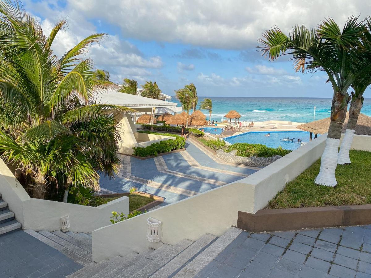 Apartment On The Beach With Terrace Ocean View, Brisas Cancun 01 By Beach & Ocean Apartments Extérieur photo